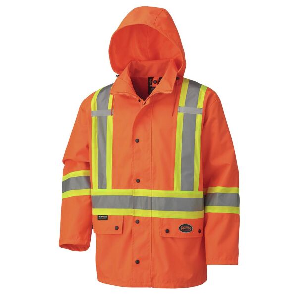 COG - Hi-Viz Orange 450D 100% Waterproof Jacket Thumbnail